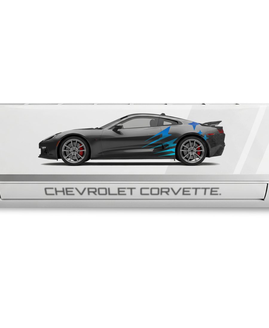Yashashv™ Sports Car Sticker for Split AC | Luxury Racing Car Vinyl Decal for Split Air Conditioner Front Panel
