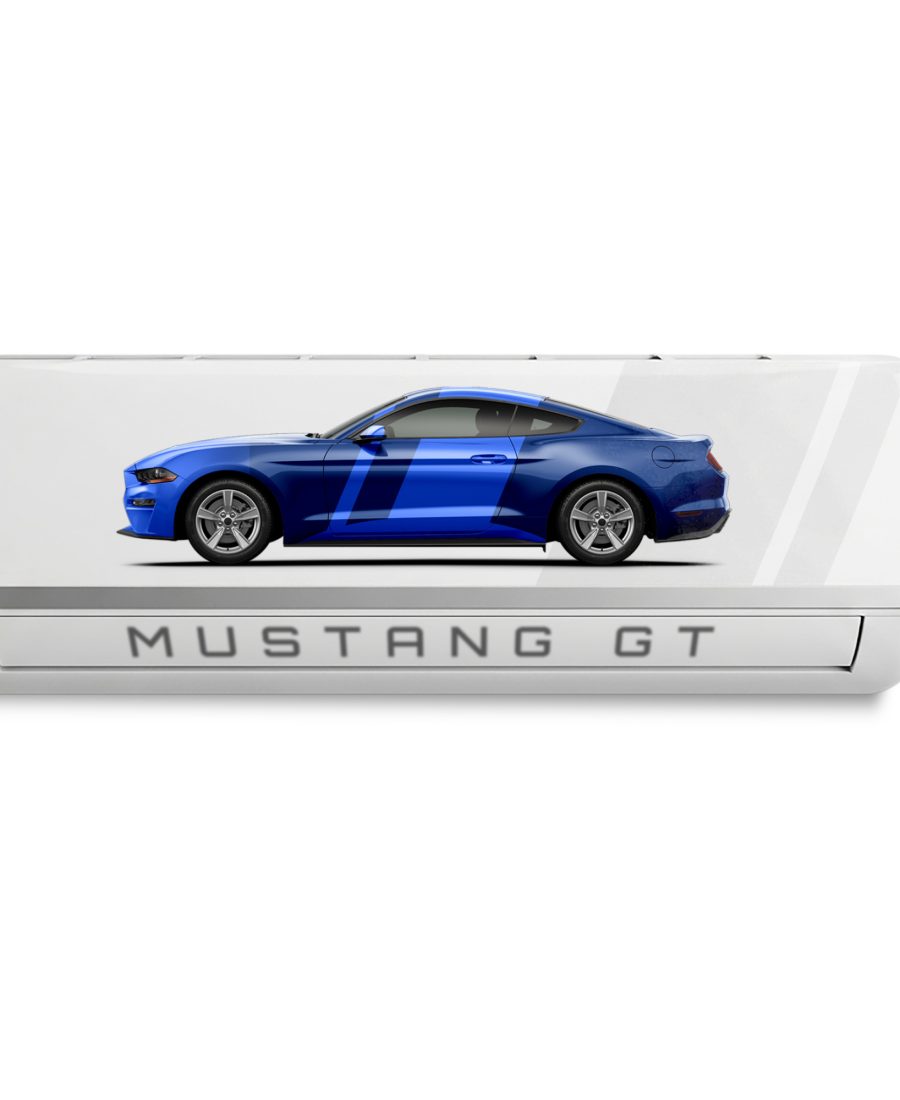 Yashashv™ Sports Car Sticker for Split AC | Luxury Racing Car Vinyl Decal for Split Air Conditioner Front Panel