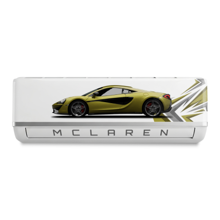 Yashashv™ Sports Car Sticker for Split AC | Luxury Racing Car Vinyl Decal for Split Air Conditioner Front Panel