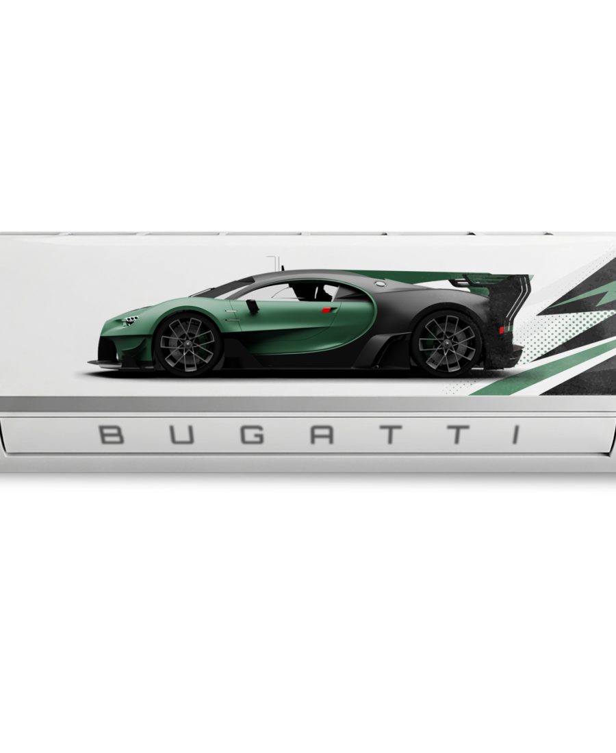 Yashashv™ Sports Car Sticker for Split AC | Luxury Racing Car Vinyl Decal for Split Air Conditioner Front Panel