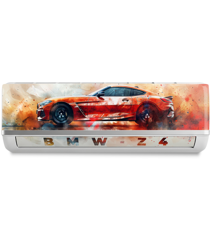 Yashashv™ Sports Car Sticker for Split AC | Luxury Racing Car Vinyl Decal for Split Air Conditioner Front Panel